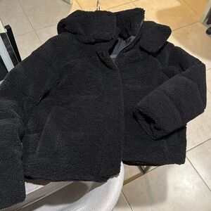 Lululemon wunderpuff cropped jacket textured fleece